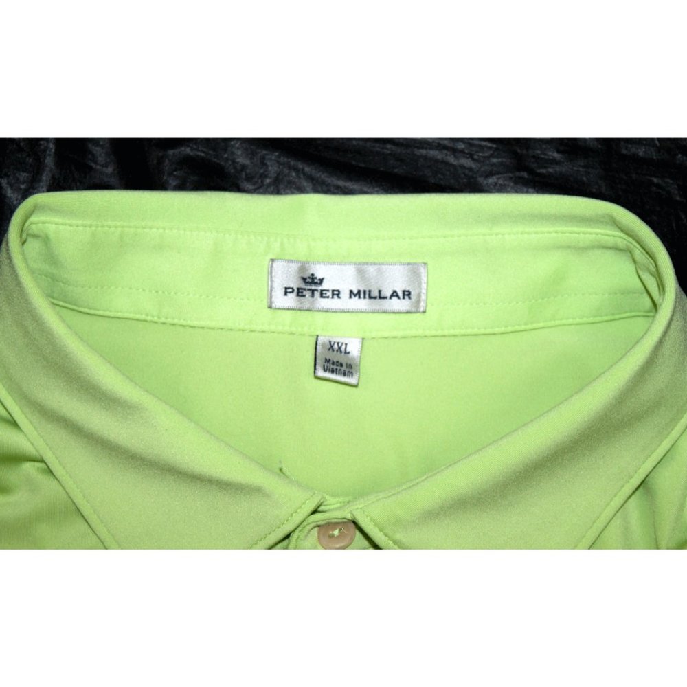 Peter Millar Men's Short Sleeve Polo Golf Shirt Size 2XL - Picture 5 of 6